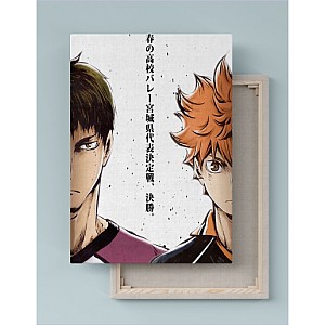 Quadro Decorativo Canvas Haikyū!! Ushijima e Hinata 01